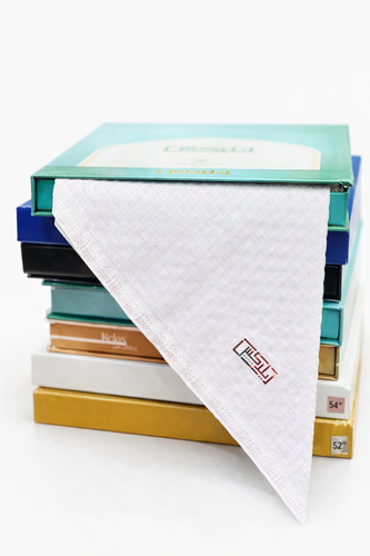 چفیه شماغ عمانی اصیل سفید ۳