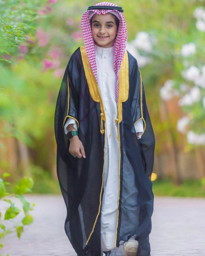 عبا پسرانه مشکی ۱۱۰ سانت اصل | لوکس، شیک،سنتی