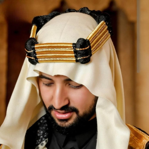 عقال طلایی عربی مجلسی اصل – خرید عقال عربستان مردانه لوکس