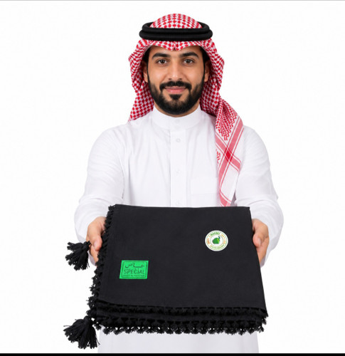 چفیه عربی مشکی اصل عمان، شیک و مدرن لوکس سنتی
